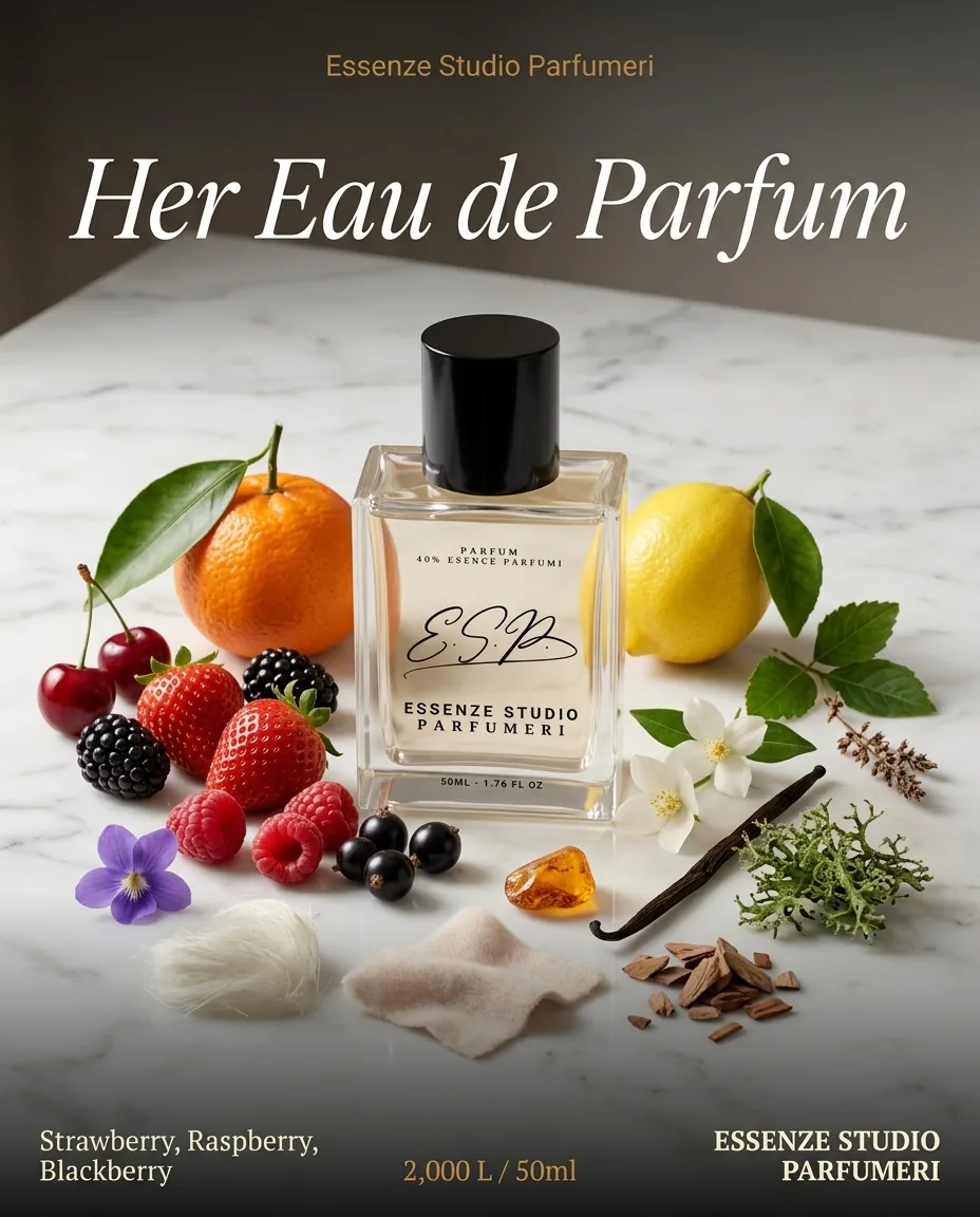 HER EAU DE PARFUM — frymëzuar nga BURBERRY · parfum për femra Essenze Studio