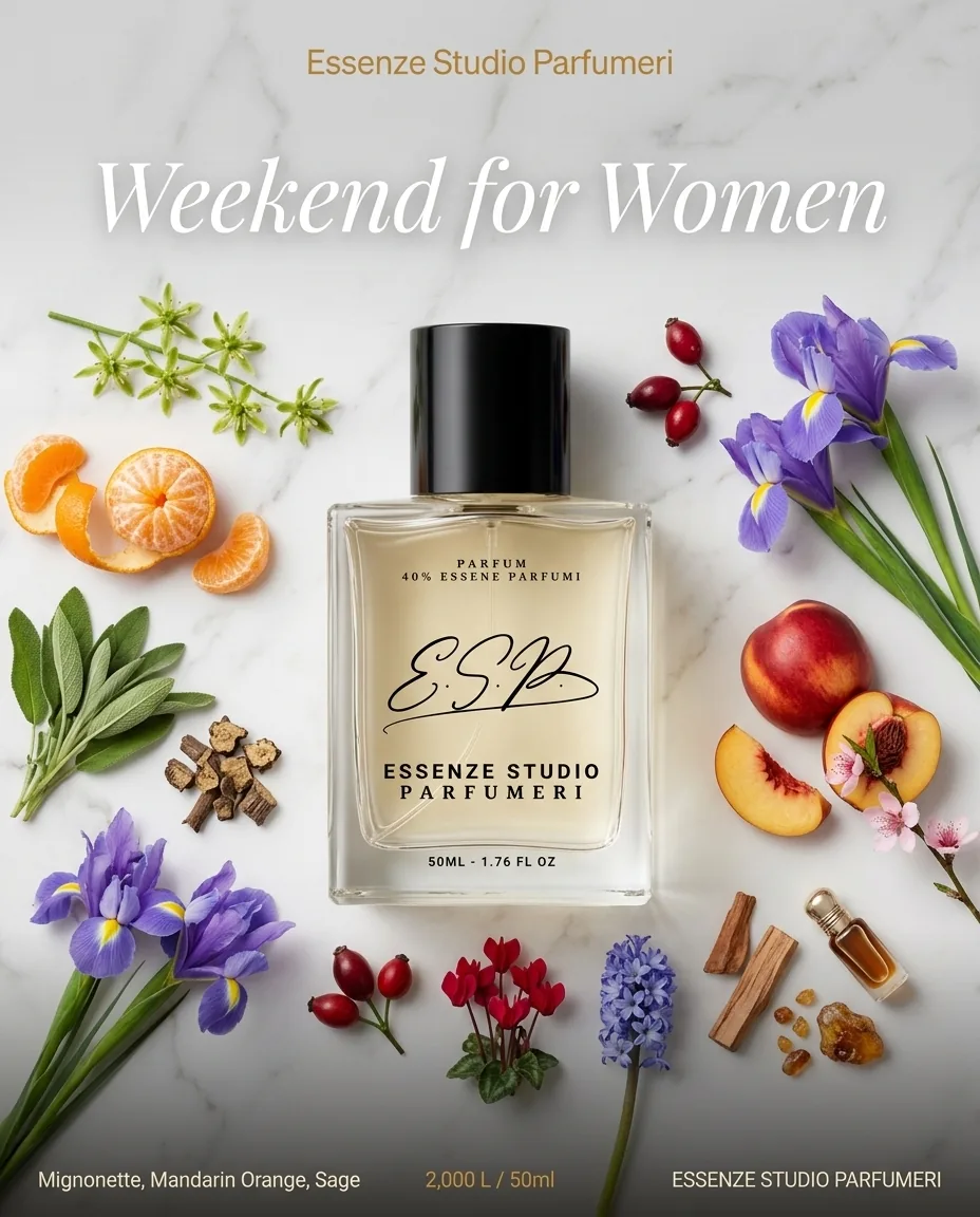 WEEKEND — frymëzuar nga BURBERRY · parfum për femra Essenze Studio