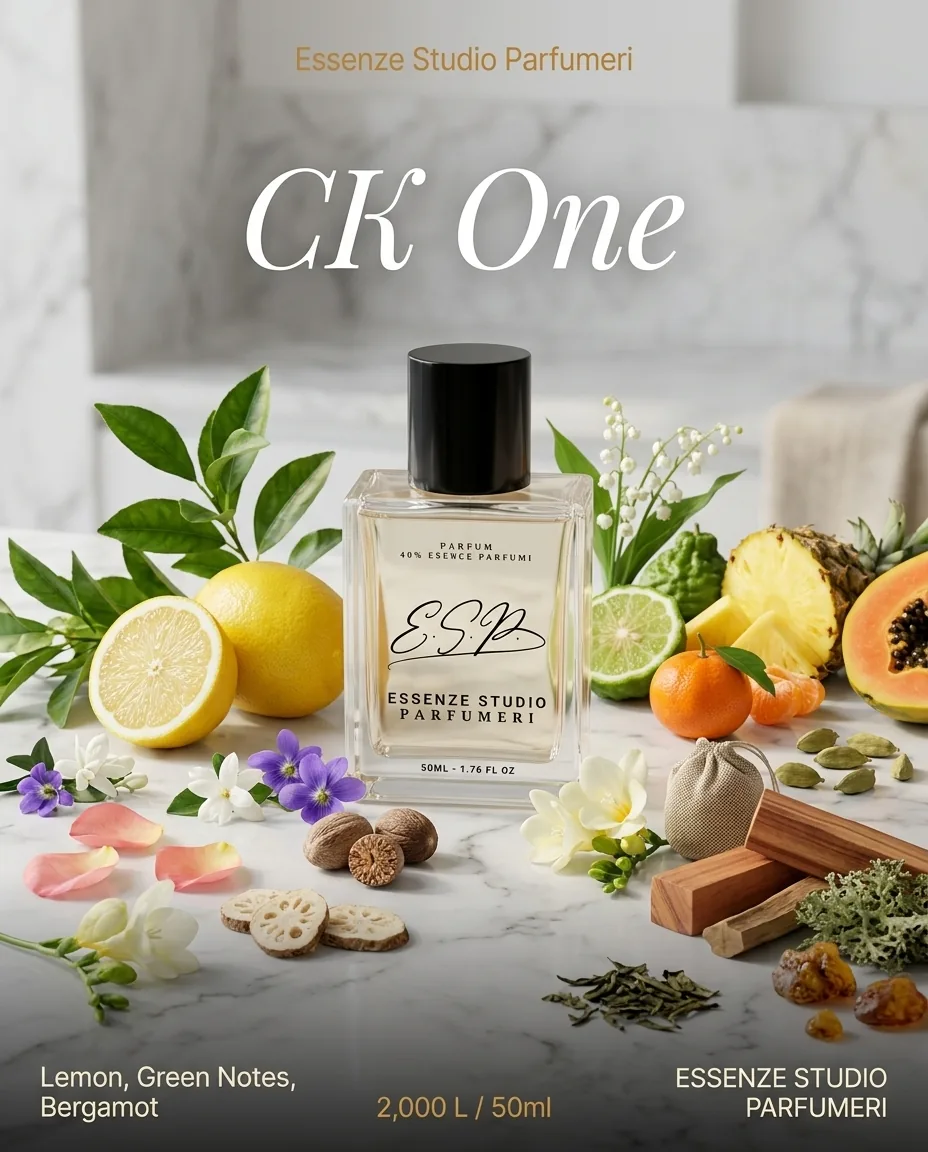 C.K.ONE-CALVIN KLEIN — frymëzuar nga CALVIN KLEIN · parfum unisex Essenze Studio