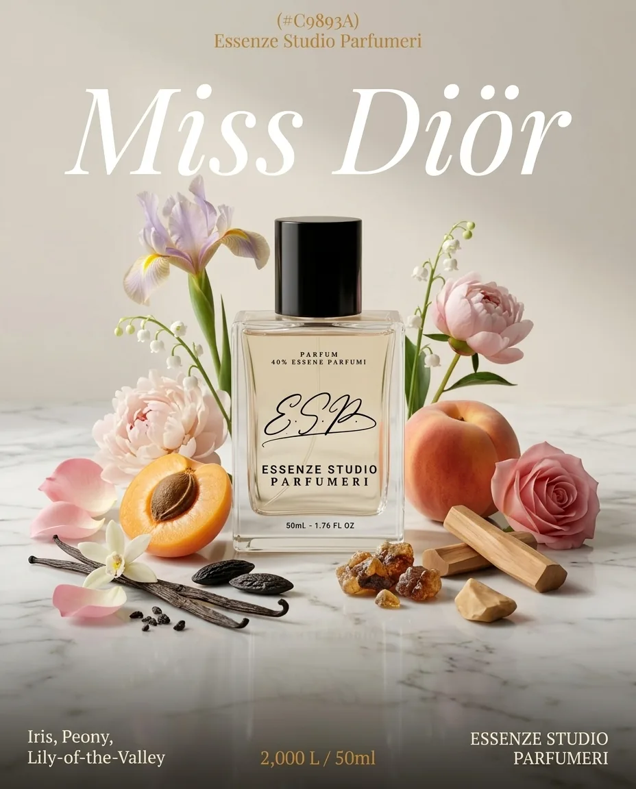 MISS DIOR — frymëzuar nga DIOR · parfum për femra Essenze Studio