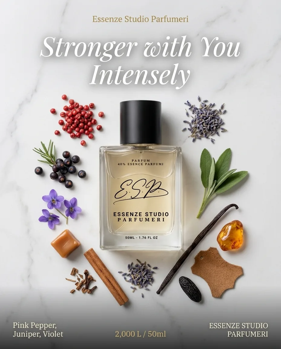 STRONGER WITH YOU INTENSELY — frymëzuar nga GIORGIO ARMANI · parfum për meshkuj Essenze Studio