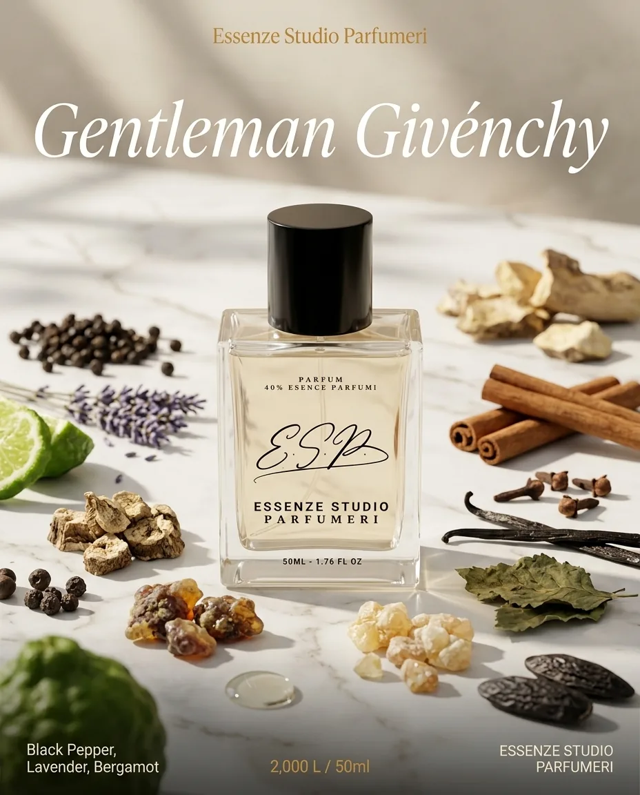 GENTLEMAN GIVENCHY — frymëzuar nga GIVENCHY · parfum për meshkuj Essenze Studio