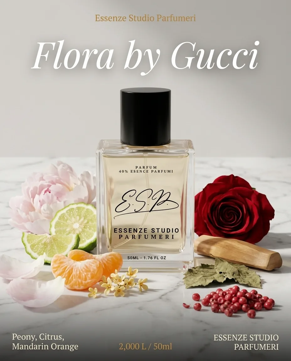 FLORA BY GUCCI — frymëzuar nga GUCCI · parfum për femra Essenze Studio