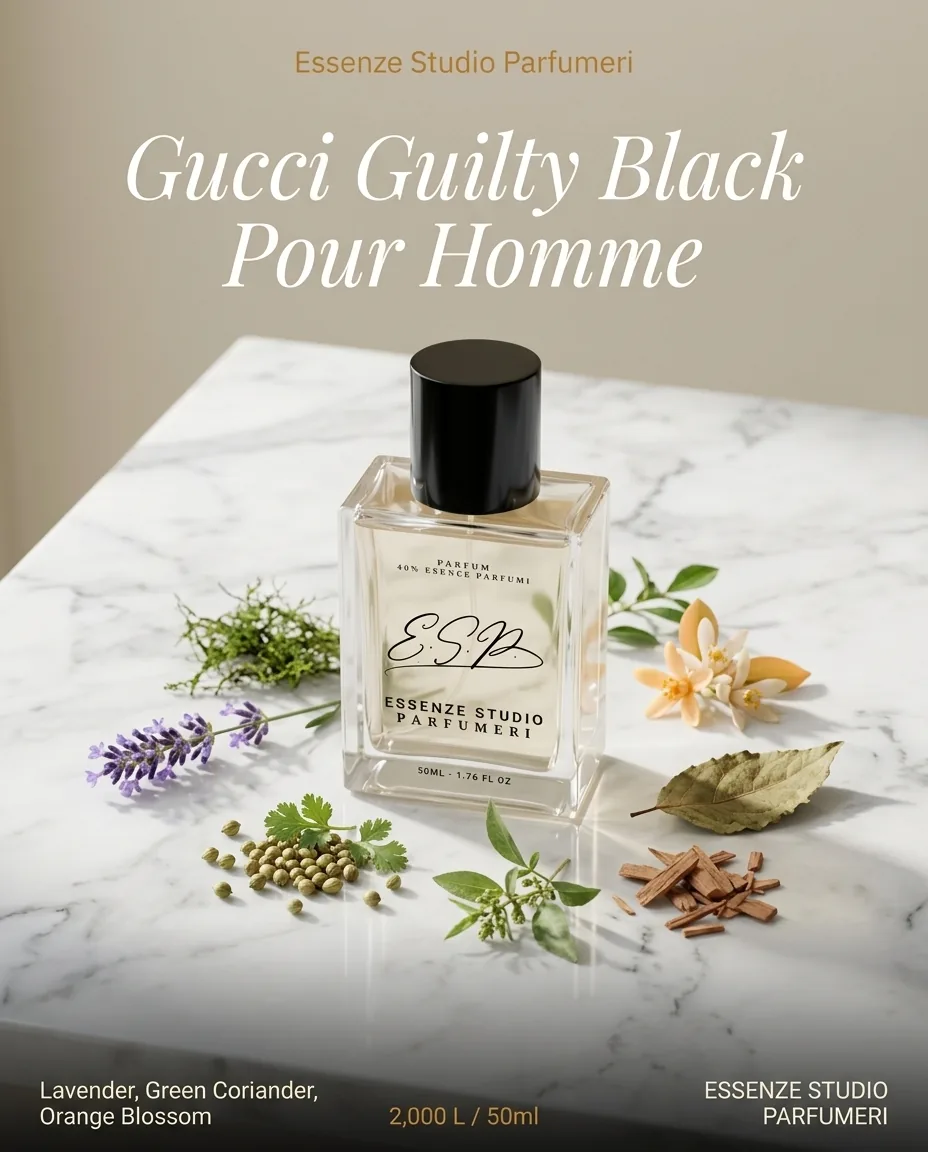 GUCCI GUILTY BLACK-GUCCI — frymëzuar nga GUCCI · parfum për meshkuj Essenze Studio