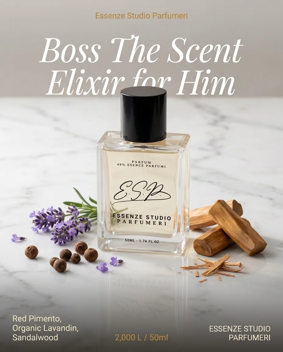 BOSS THE SCENT ELIXIR FOR HIM — frymëzuar nga HUGO BOSS · parfum për meshkuj Essenze Studio