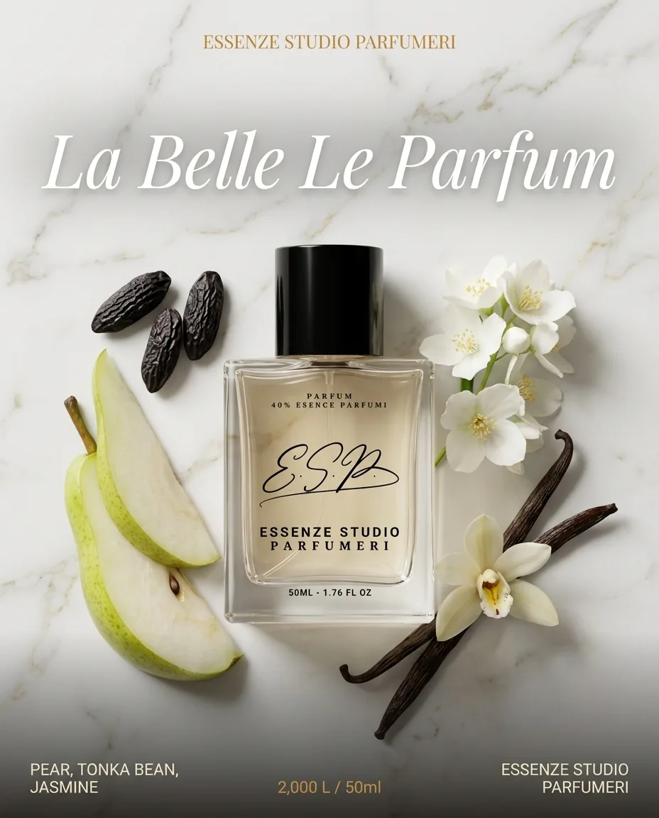 LA BELLE LE PARFUM — frymëzuar nga JEAN PAUL GAULTIER · parfum për femra Essenze Studio