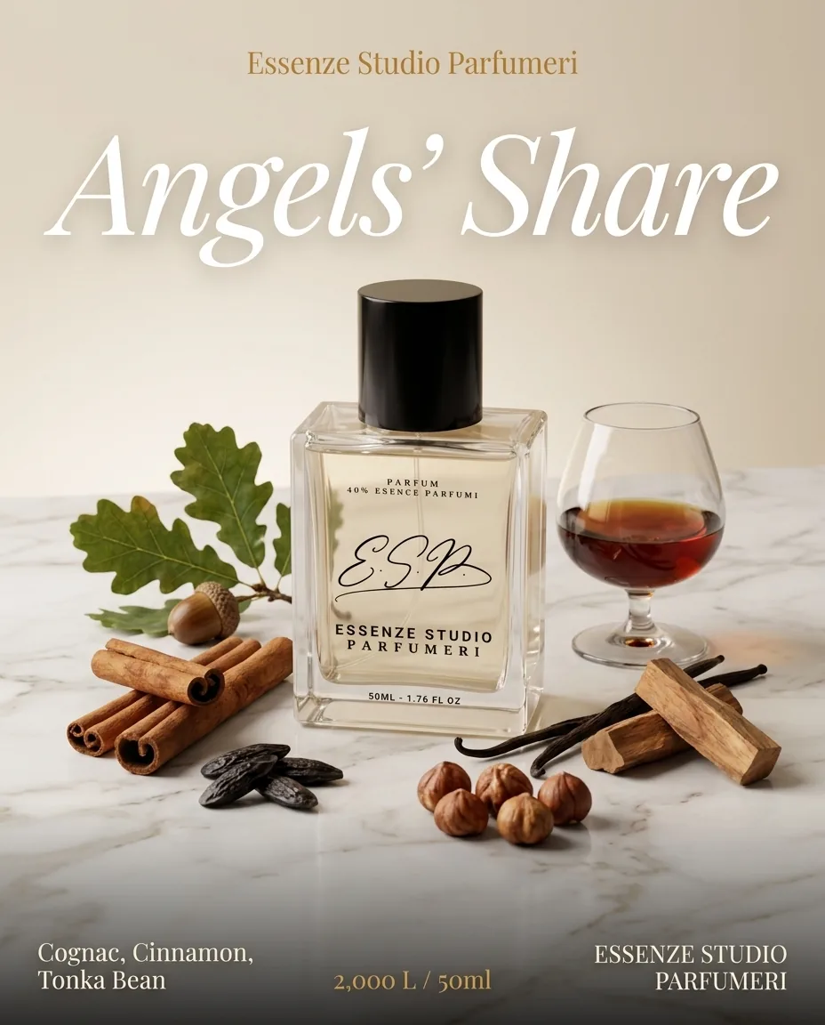 ANGEL SHARE — frymëzuar nga MAISON MARGIELA · parfum unisex Essenze Studio
