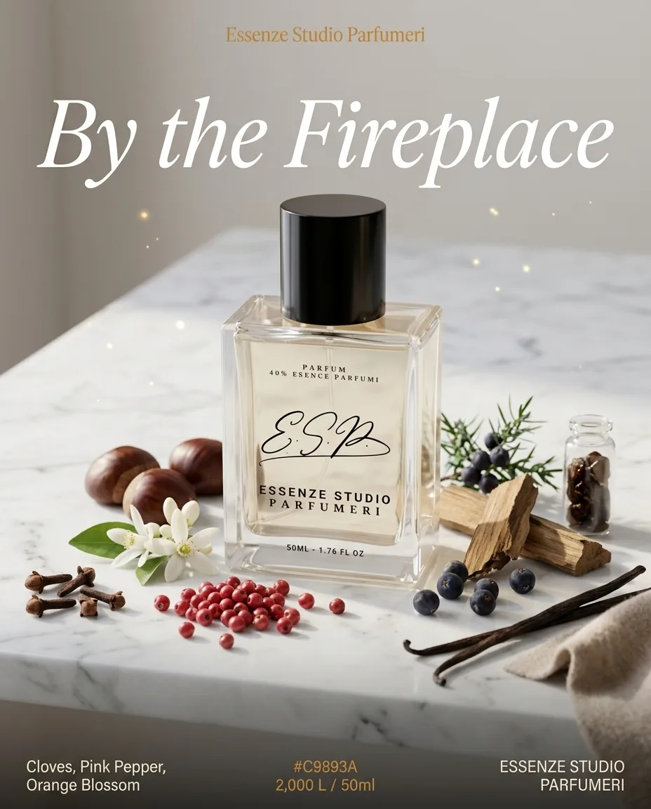 BY THE FIREPLACE — frymëzuar nga MAISON MARGIELA · parfum unisex Essenze Studio