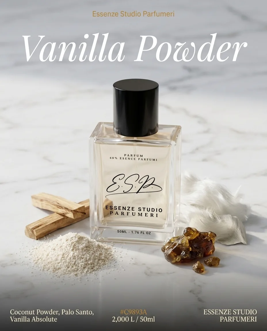 VANILLA POWDER — frymëzuar nga MATIERE PREMIERE · parfum unisex Essenze Studio