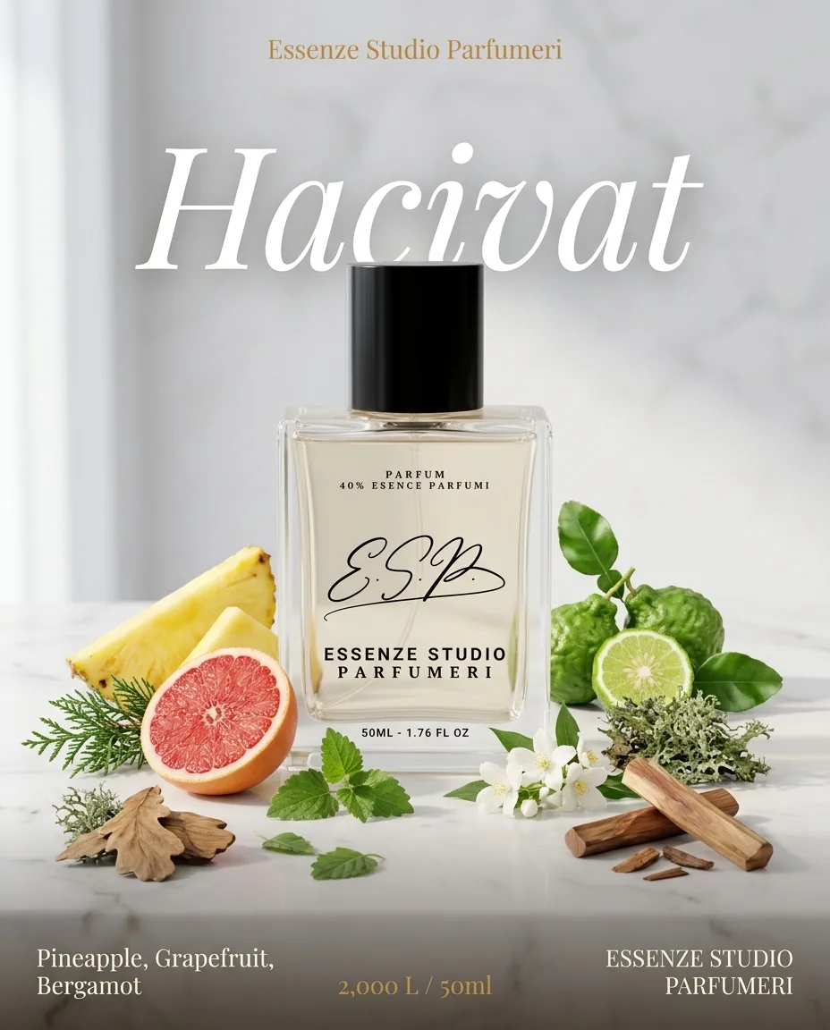 HACIVAT — frymëzuar nga NISHANE · parfum unisex Essenze Studio