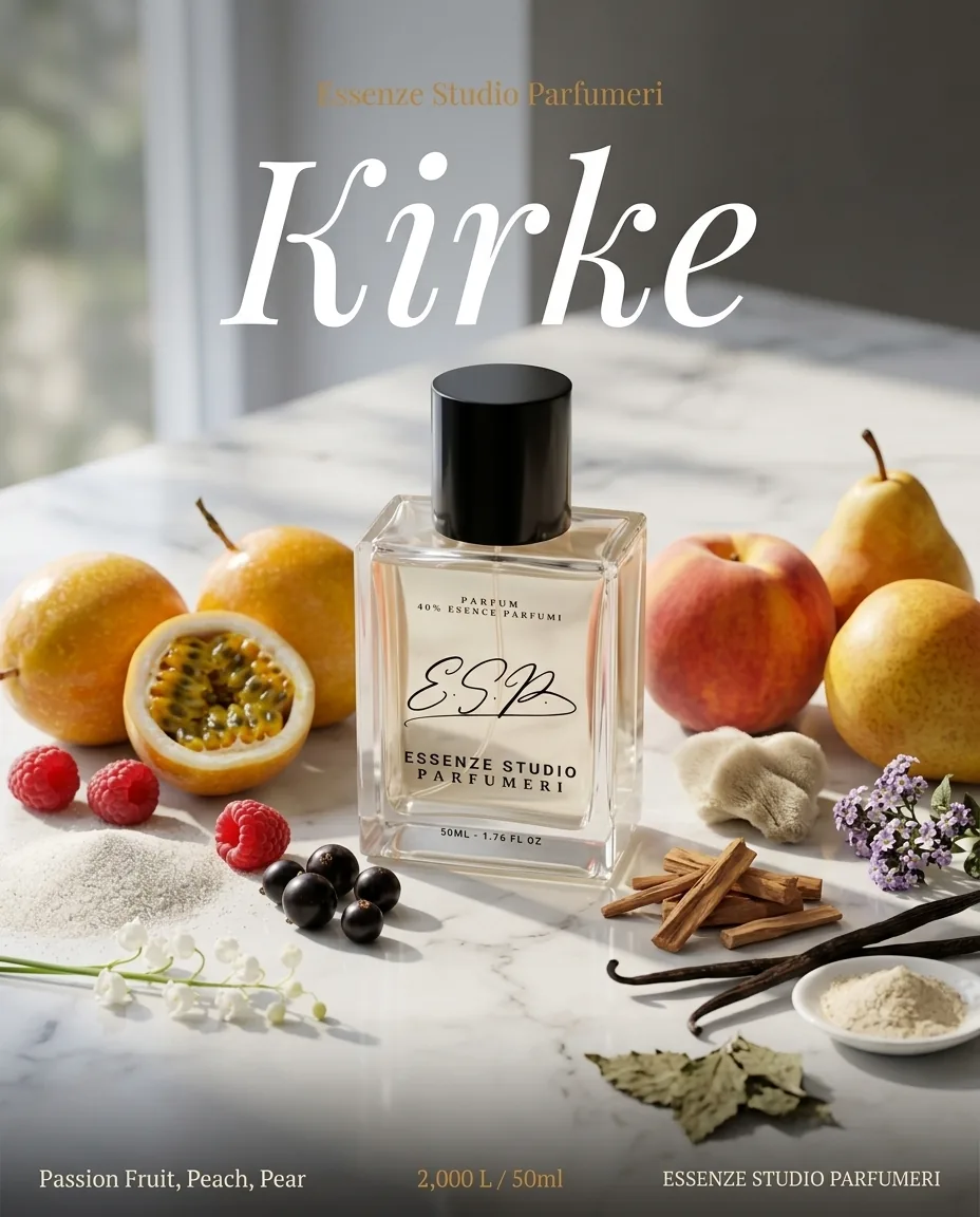 KIRKE — frymëzuar nga TIZIANA TERENZI · parfum unisex Essenze Studio