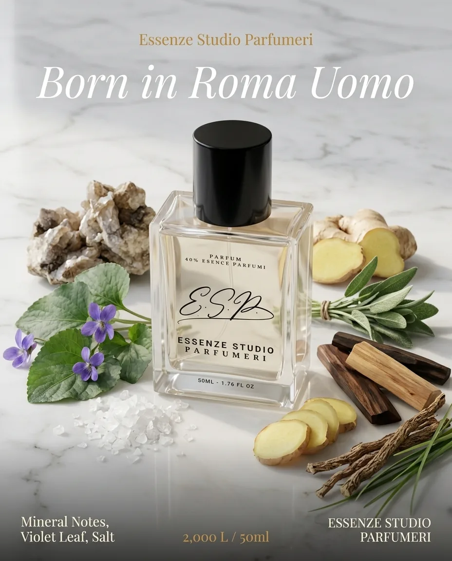 UOMO BORN IN ROMA MEN — frymëzuar nga VALENTINO · parfum për meshkuj Essenze Studio