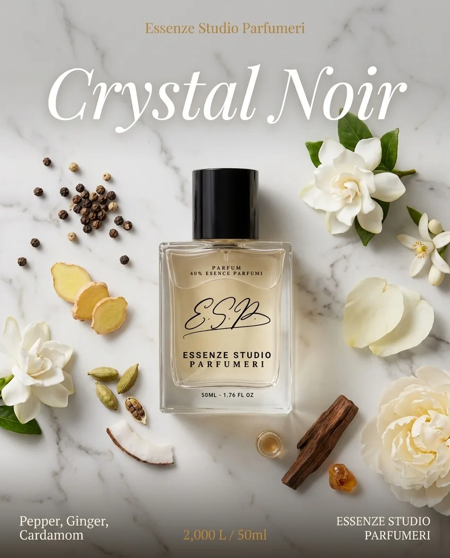 CRYSTAL NOIR — frymëzuar nga VERSACE · parfum për femra Essenze Studio