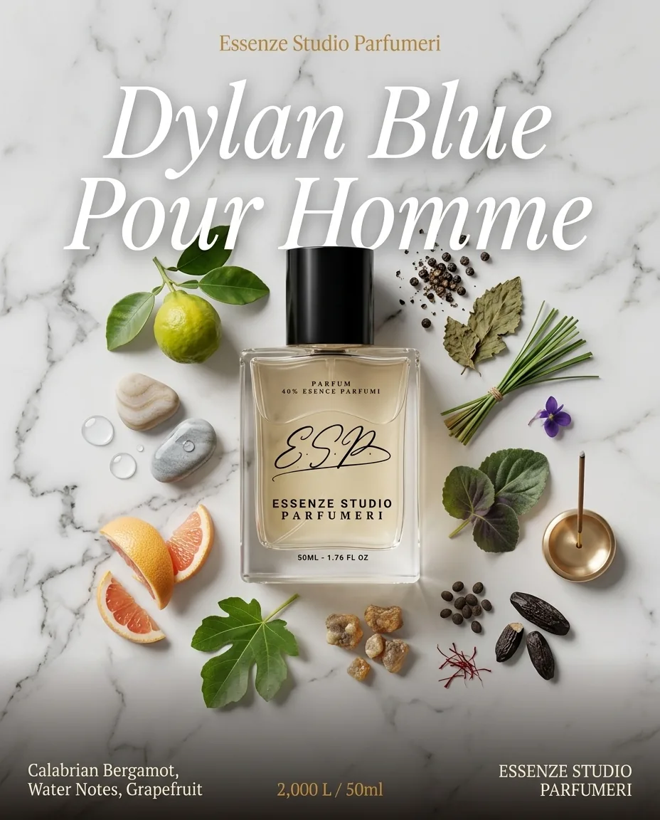 DYLAN BLUE POUR HOMME-VERSACE — frymëzuar nga VERSACE · parfum për meshkuj Essenze Studio