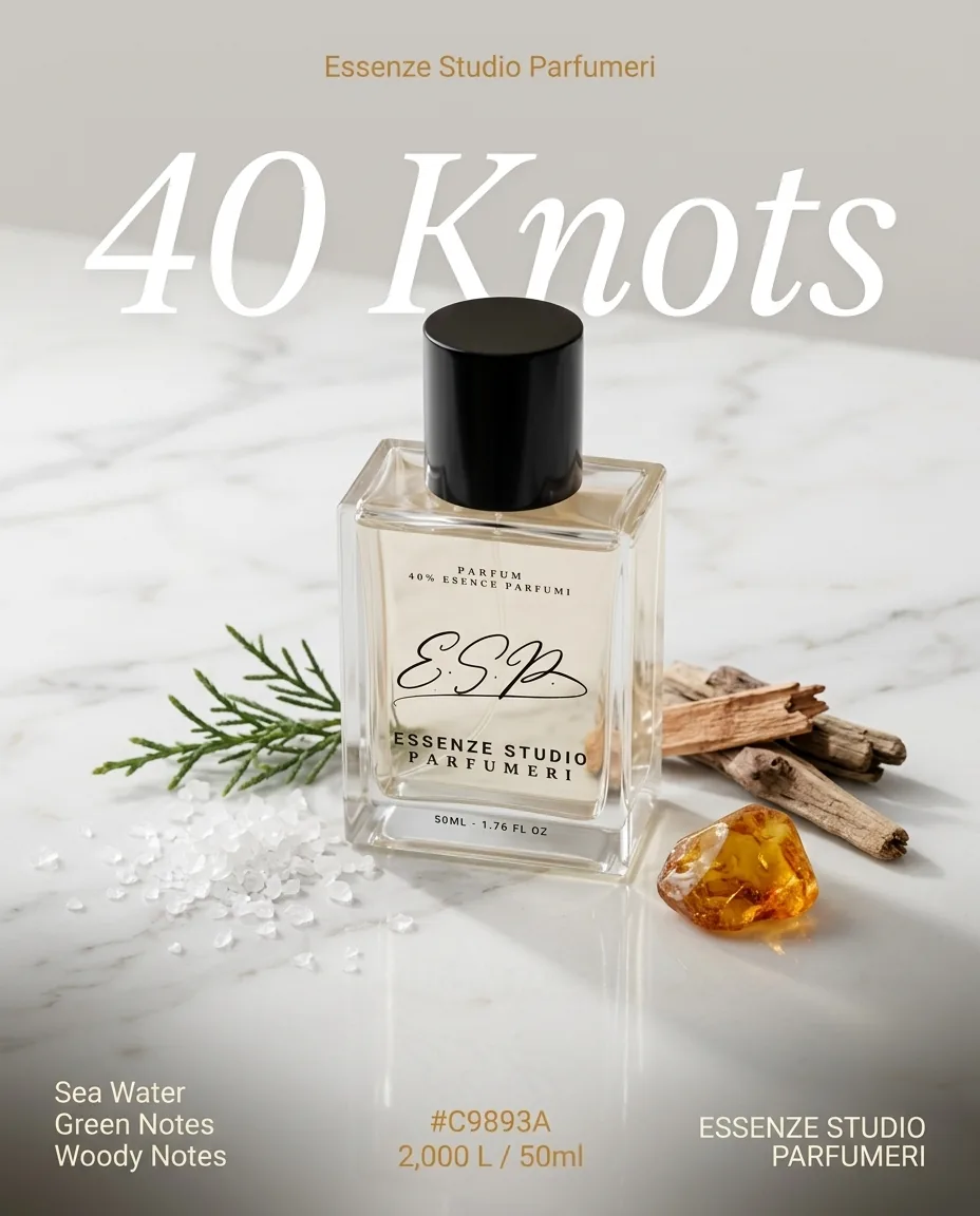 40 KNOTS — frymëzuar nga XERJOFF / CASAMORATI · parfum unisex Essenze Studio