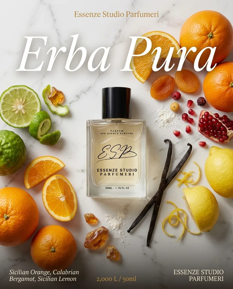ERBA PURA — frymëzuar nga XERJOFF / CASAMORATI · parfum unisex Essenze Studio