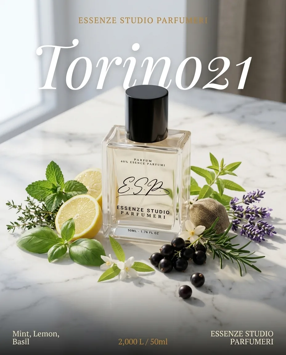 TORINO 21 — frymëzuar nga XERJOFF / CASAMORATI · parfum unisex Essenze Studio